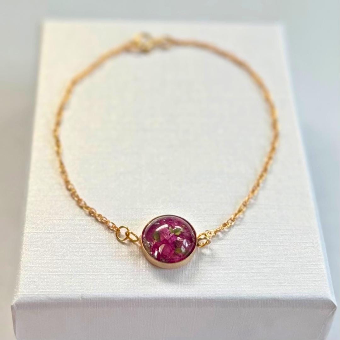 Flower Preservation Bracelet | 14k Gold-Filled