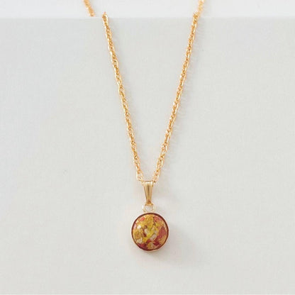 Flower Preservation Necklace | 14k Gold-Filled